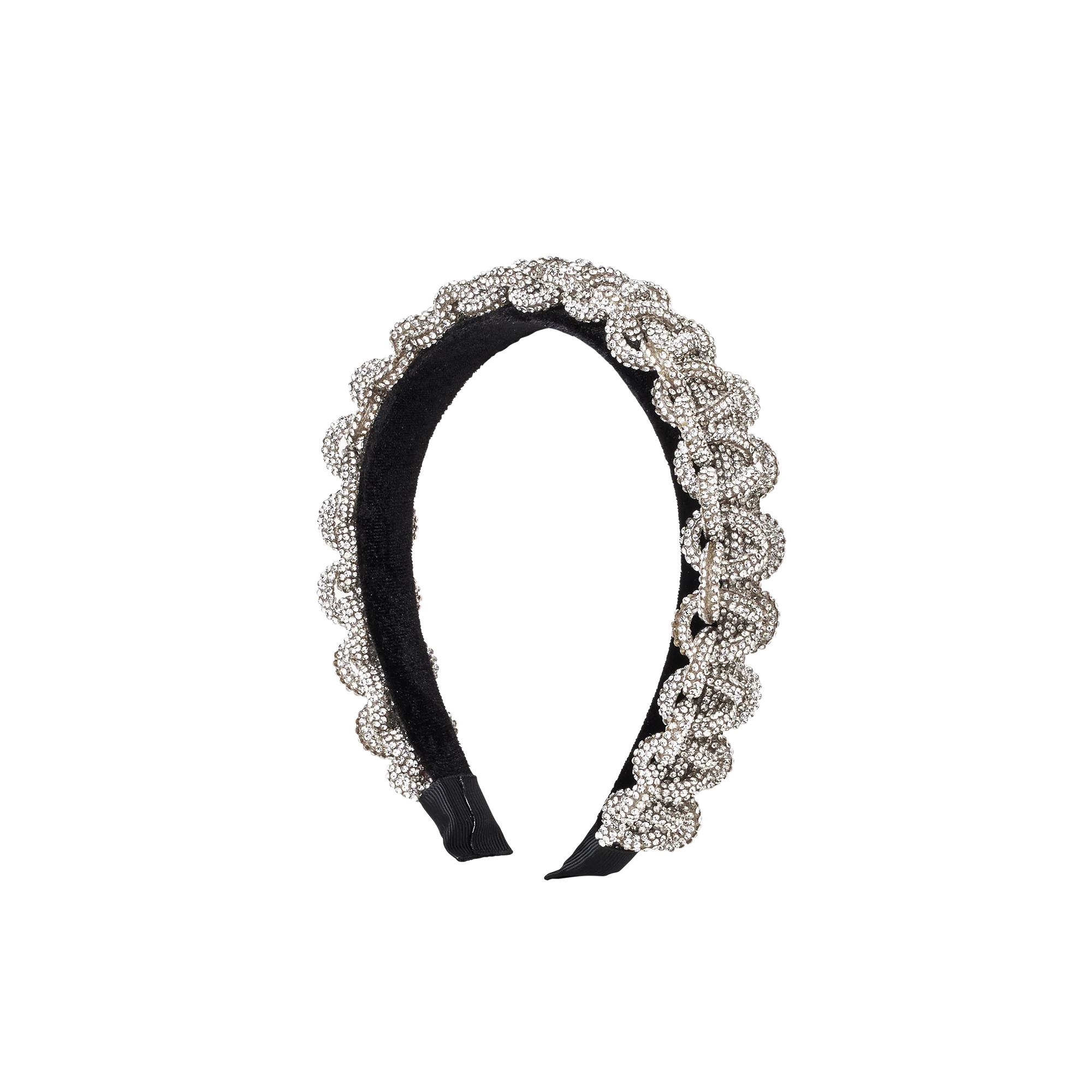 DAY ET  Shimmer Chain hårbøjle - sølvfarvet