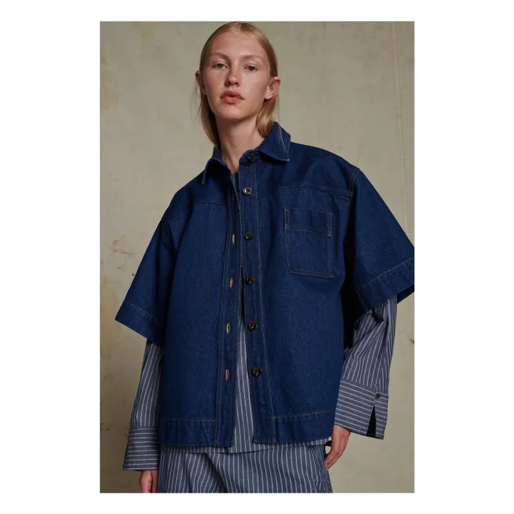 Soeur Chemise Antoinette Denim | Bleu indigo