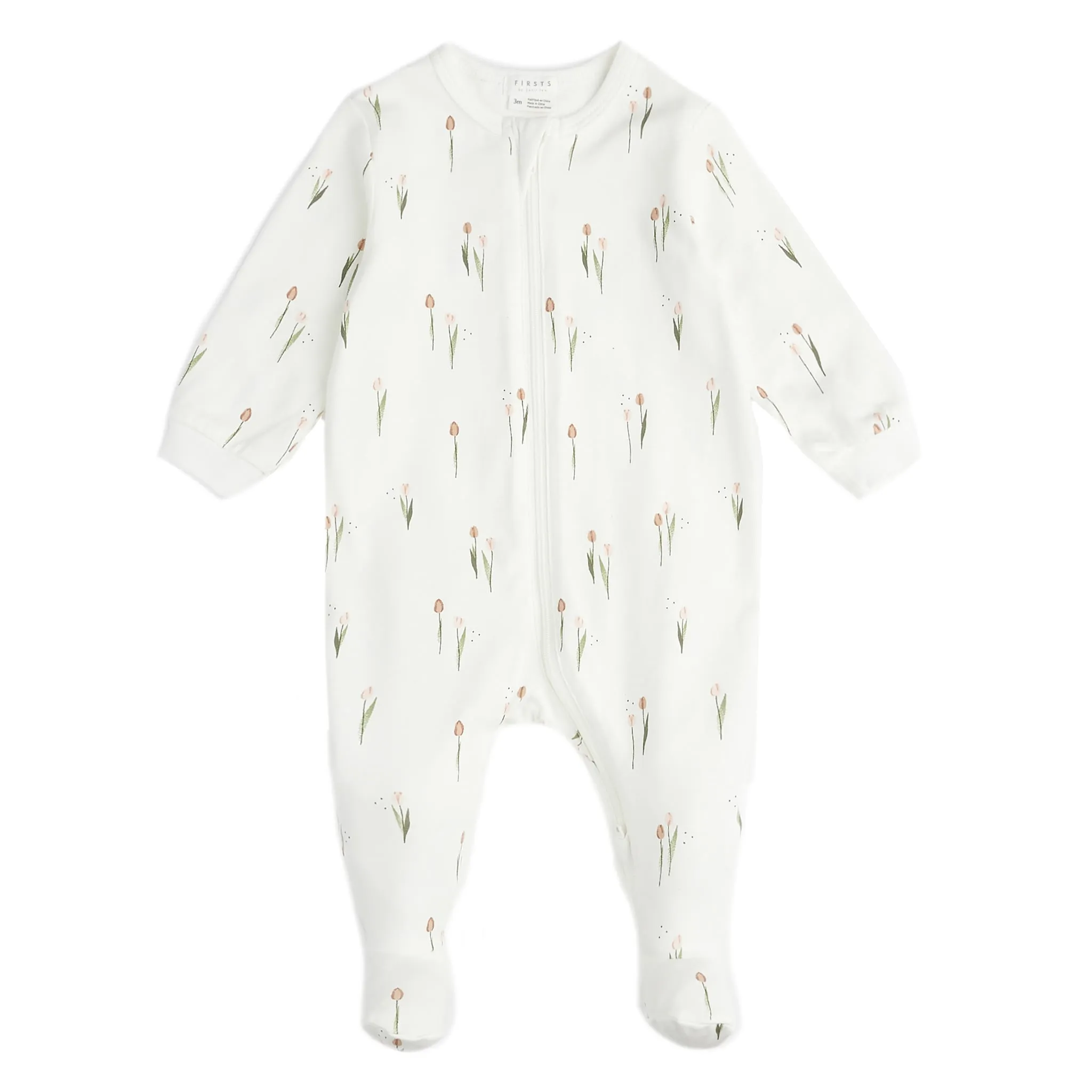 Firsts par Petit Lem Pyjama Tulipe 0-12mois