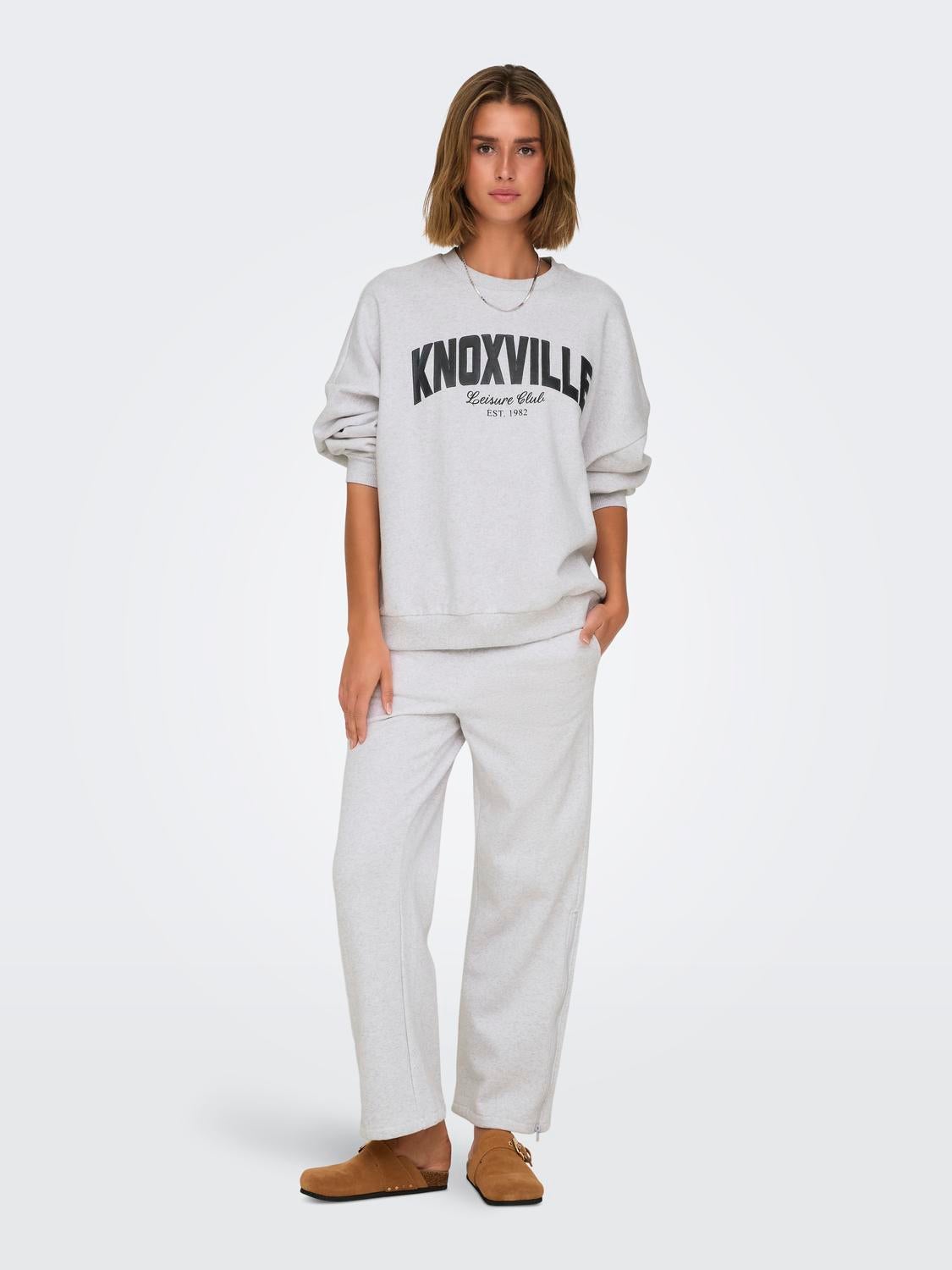 ONLDEBORAH Sweatshirt Light Grey Melange