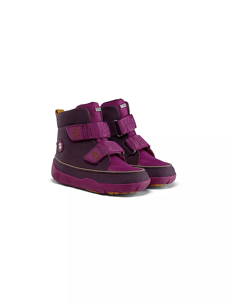 AFFENZAHN Kinder Winterstiefel VEGAN COMFY Vogel beere