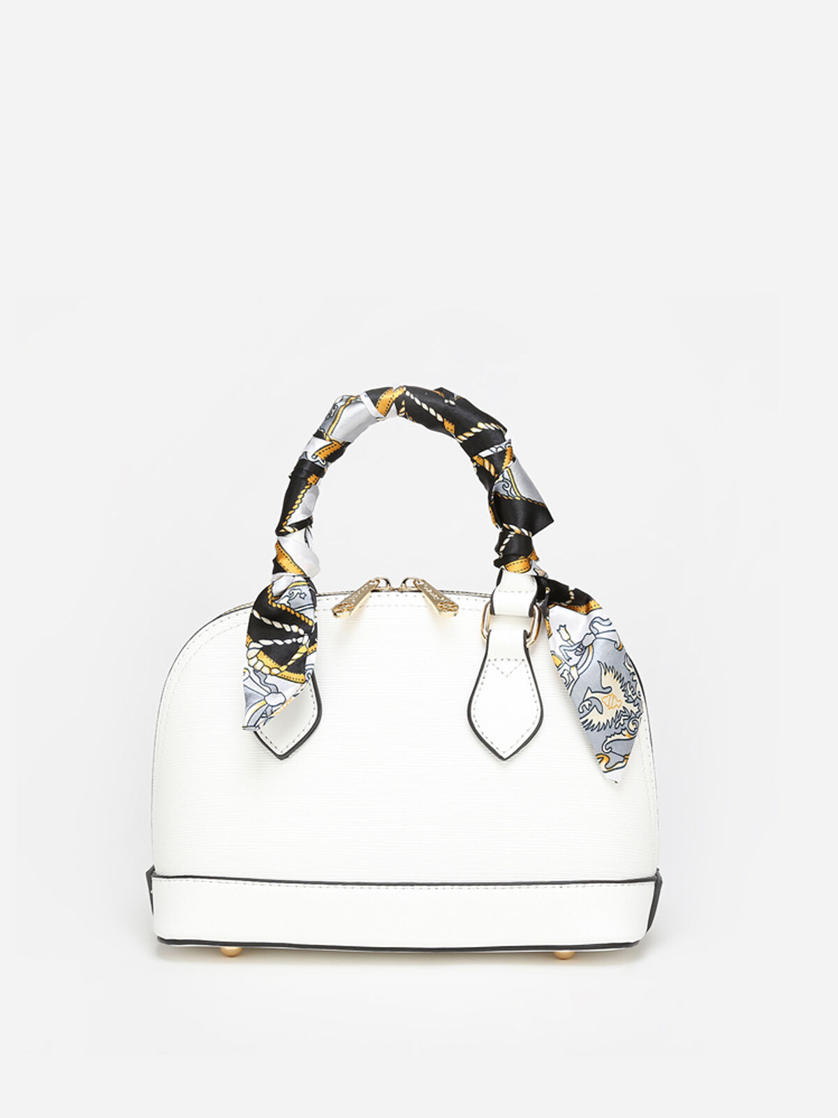 Petit sac à main avec ruban- Blanc