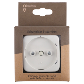 Busch-Jaeger Reflex SI ventilatorschakelaar wit