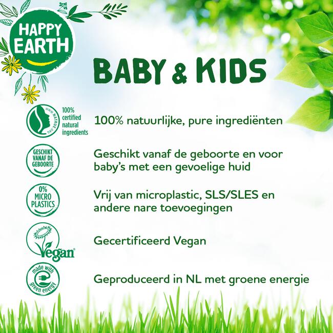 Happy Earth Zachte Body Lotion Baby & Kids