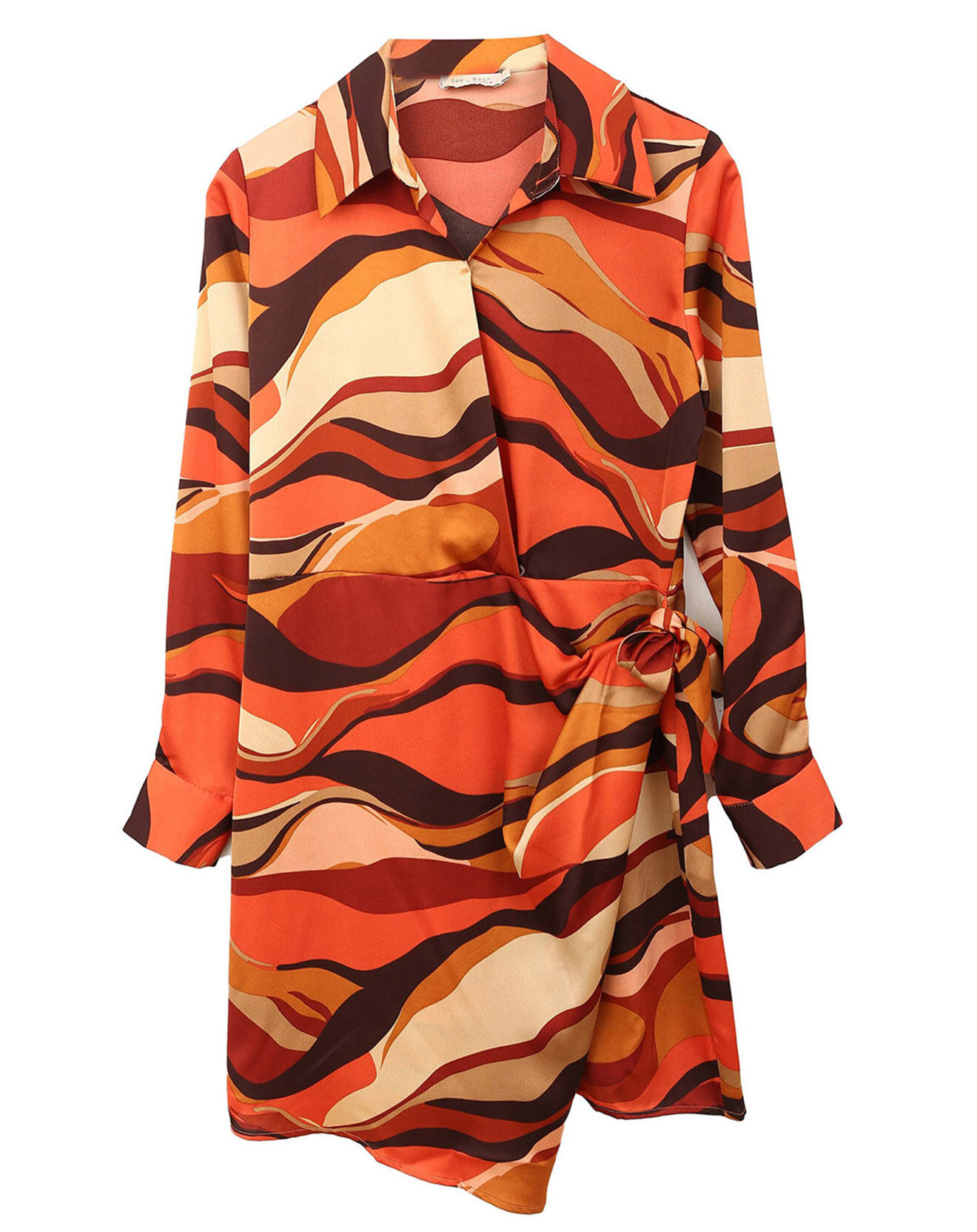 See u Soon Robe imprimée Margot orange