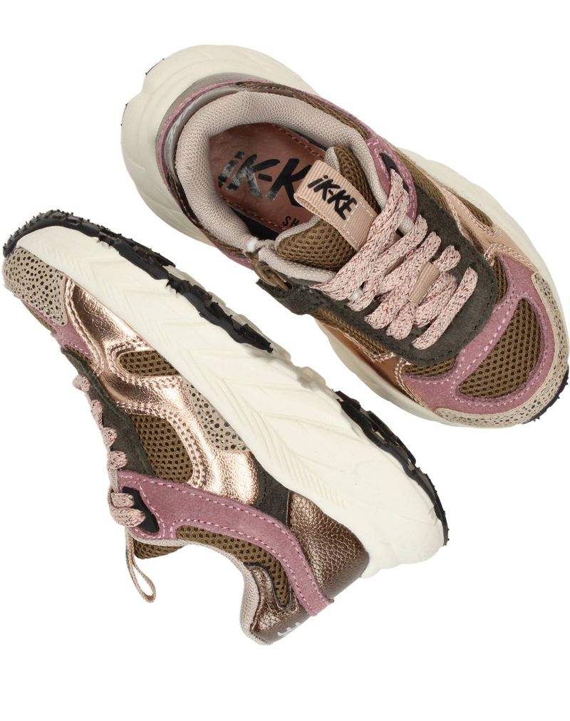 IK-KE Sneakers Taupe Meisjes