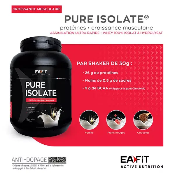 Eafit Pure Isolate Sabor Chocolate 750g