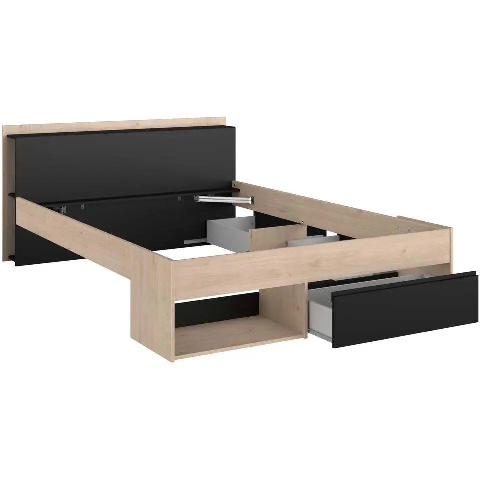 Bed Most 160x200cm - eik/zwart