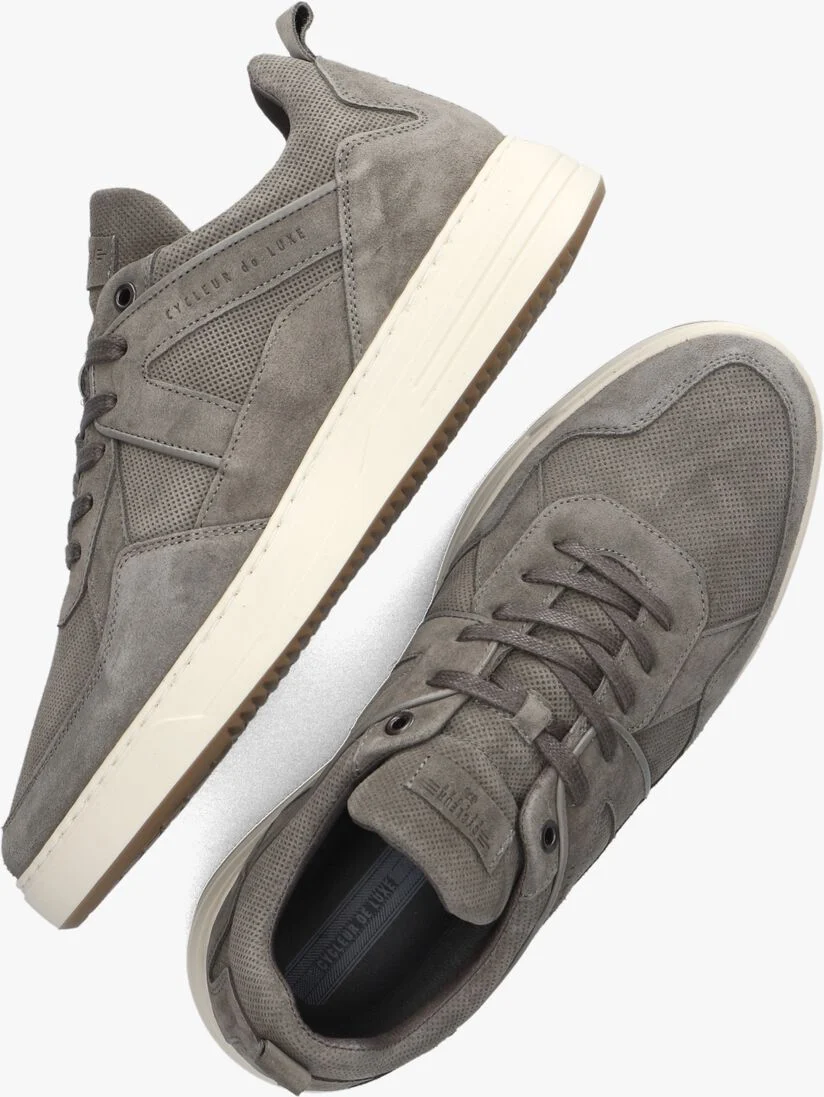 CYCLEUR DE LUXE grijze cycleur de luxe lage sneakers piste