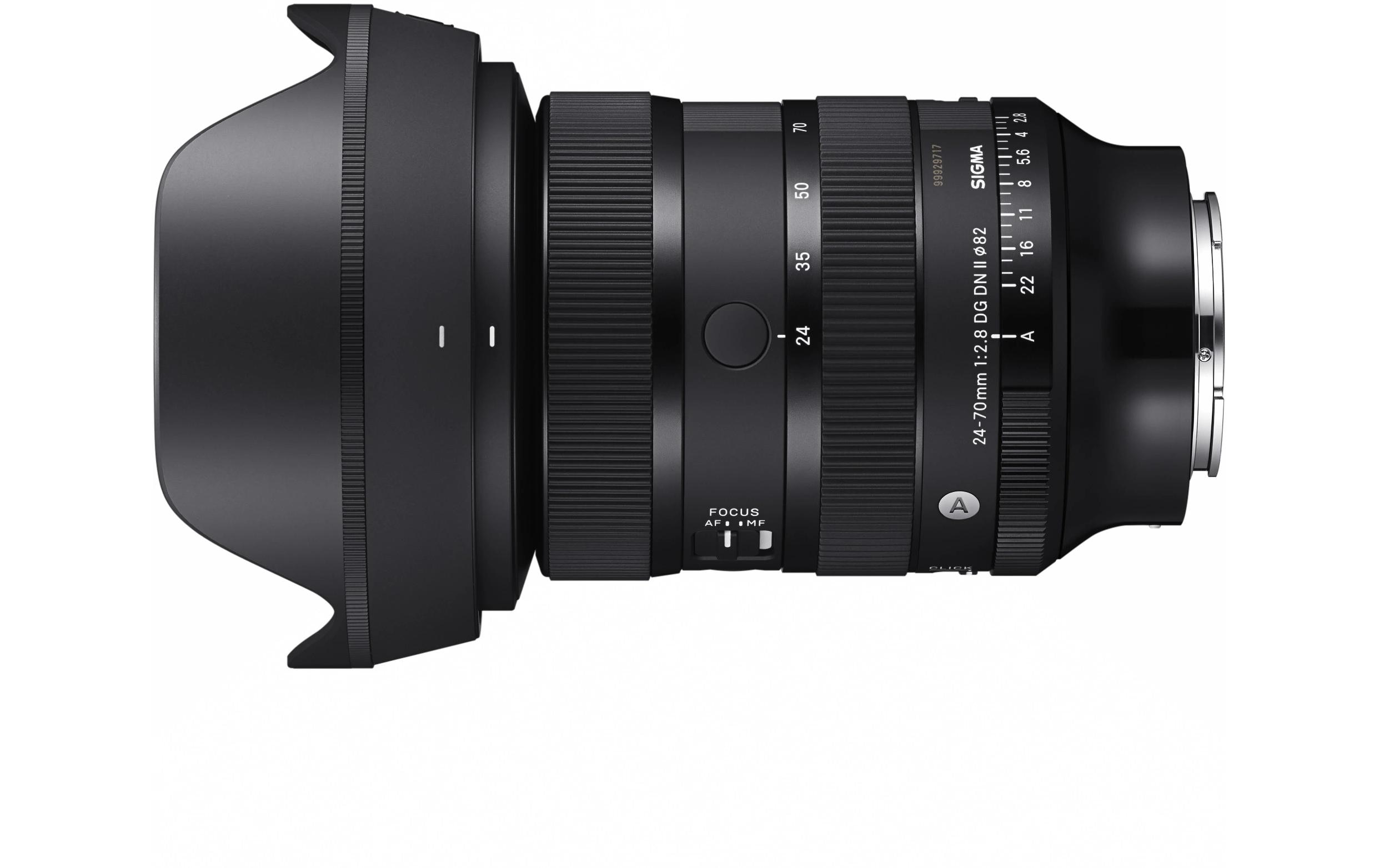 Zoomobjektiv 24-70mm F/2.8 DG DN II Art Sony E-Mount<br>Lichtstarkes Standard-Zoom-Objektiv mit hoher Auflösung über den gesamten Brennweitenbereich
