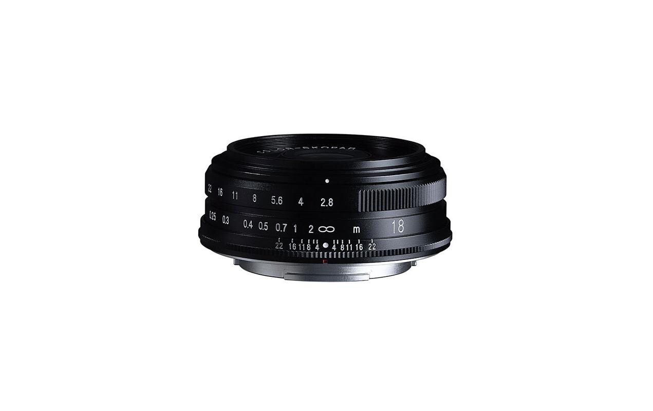 Festbrennweite Nokton 18mm F/2.8 X Schwarz – X-Mount<br>Weitwinkelobjektiv mit manuellem Fokus