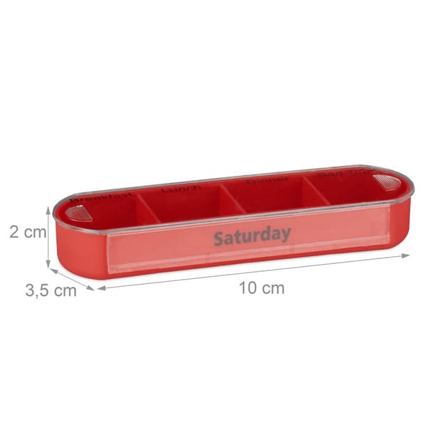 Pilleboks 7 dager 4 rom engelsk