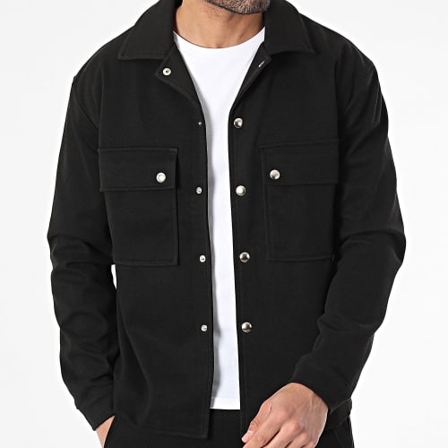 Ensemble Surchemise Et Pantalon Cargo Noir