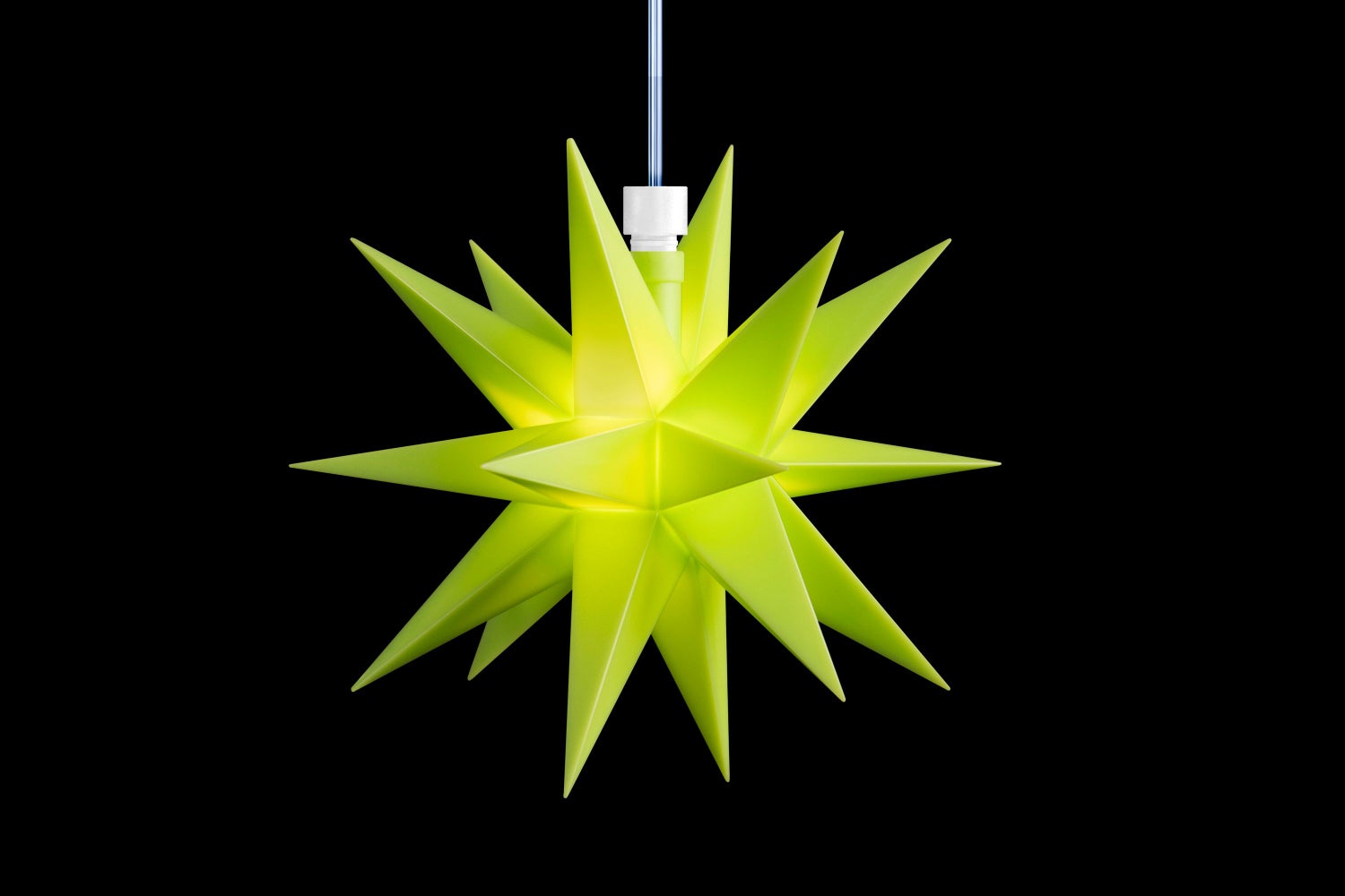 Sterntaler Decoratieve Ster | Mini Kerstster | Kunststof | 18 Punten | 12cm | Binnen | LED | Werkt op Batterijen | Met Timer