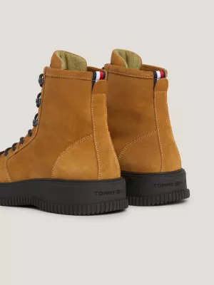 Botas de camurça com gancho de velocidade