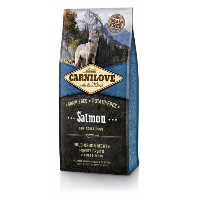 Croquettes Carnilove saumon pour chien adulte