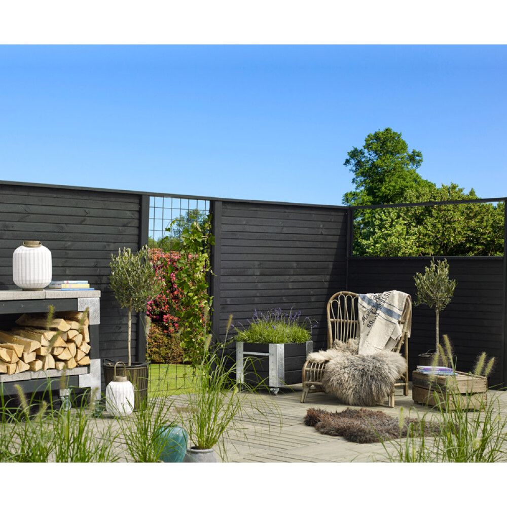 LEVEGG PLUS PLANK PROFIL 174X129CM SVART