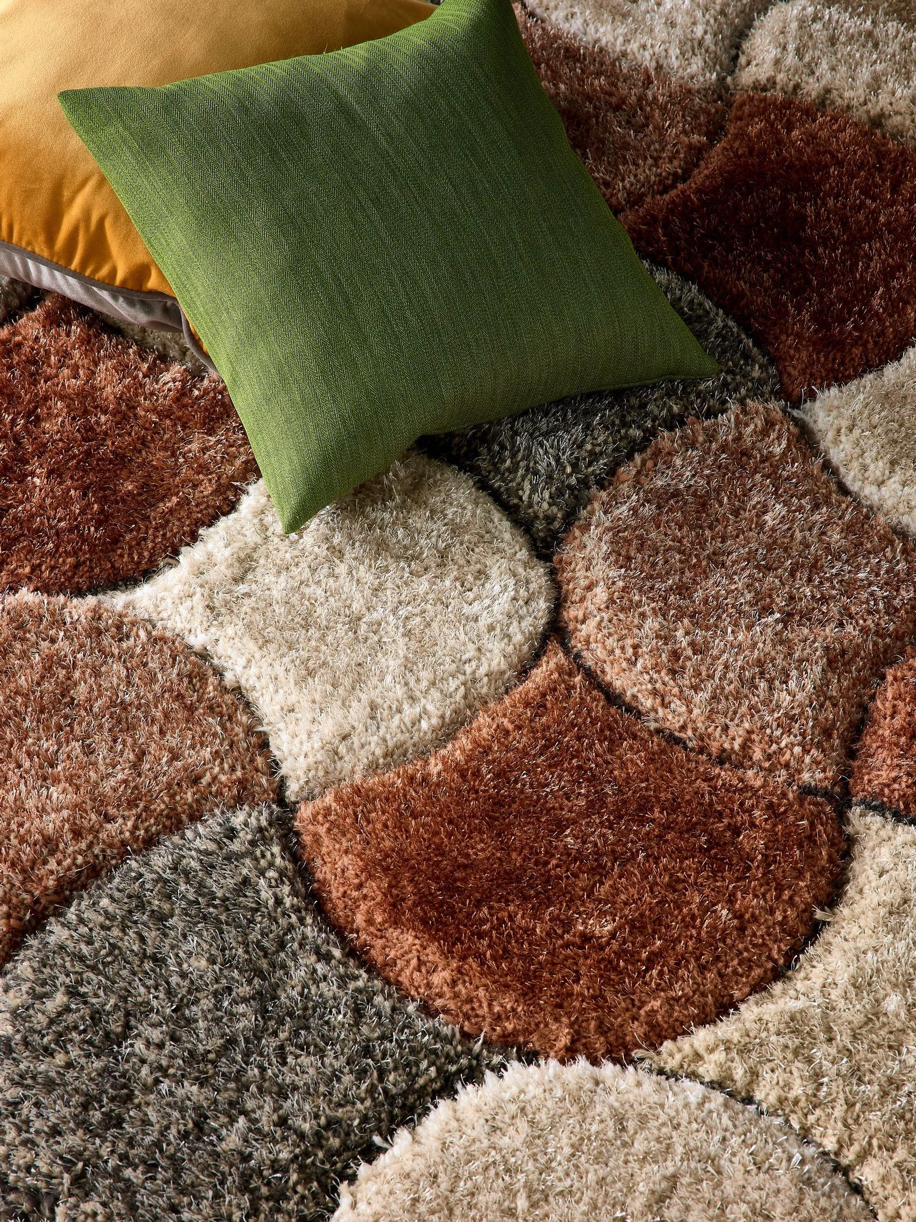 Origin Rugs 3D Scallop Shaggy Rug