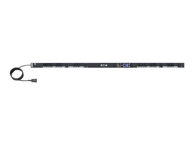 Eaton ePDU G3 Metered Outlet - Strømfordelingsenhed (rackversion) - Ethernet 10/100, RS-232 - input: IEC 60320 C20 16A - output-stikforbindelser: 24 - 0U