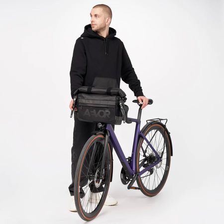 TRIPLE BIKE BAG Velo-Umhängetasche  schwarz  24L