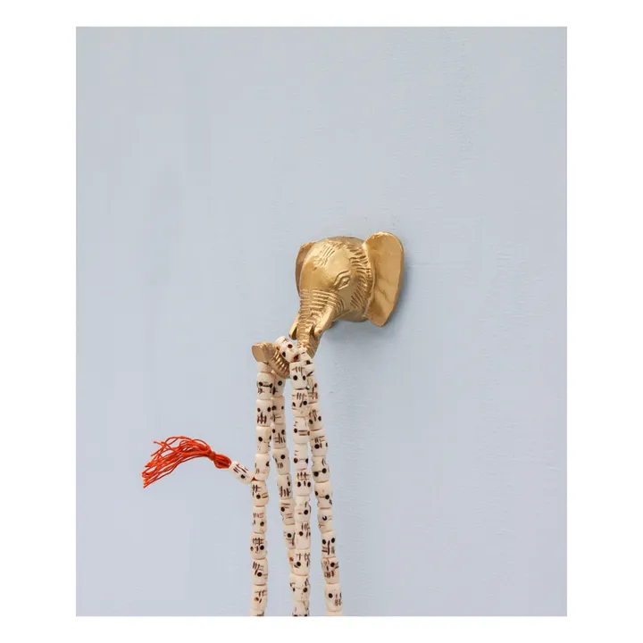 Doing Goods Patère en laiton Billy l'éléphant | Gold