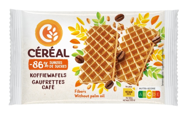 Céréal Koffiewafels Minder Suiker 90 gram