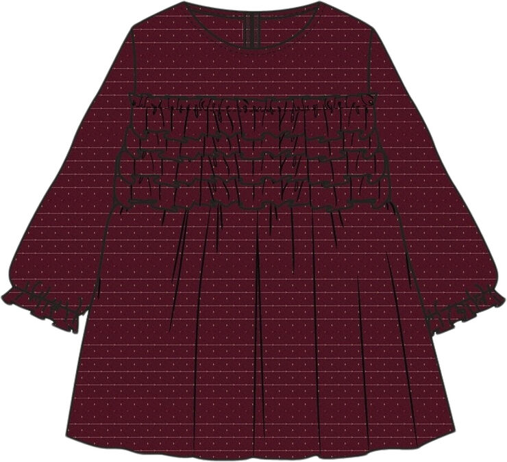 The New TNSMacie L_S Dress Rio red
