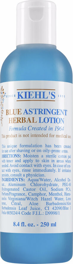 Kiehl's Blue Astringent Herbal Lotion