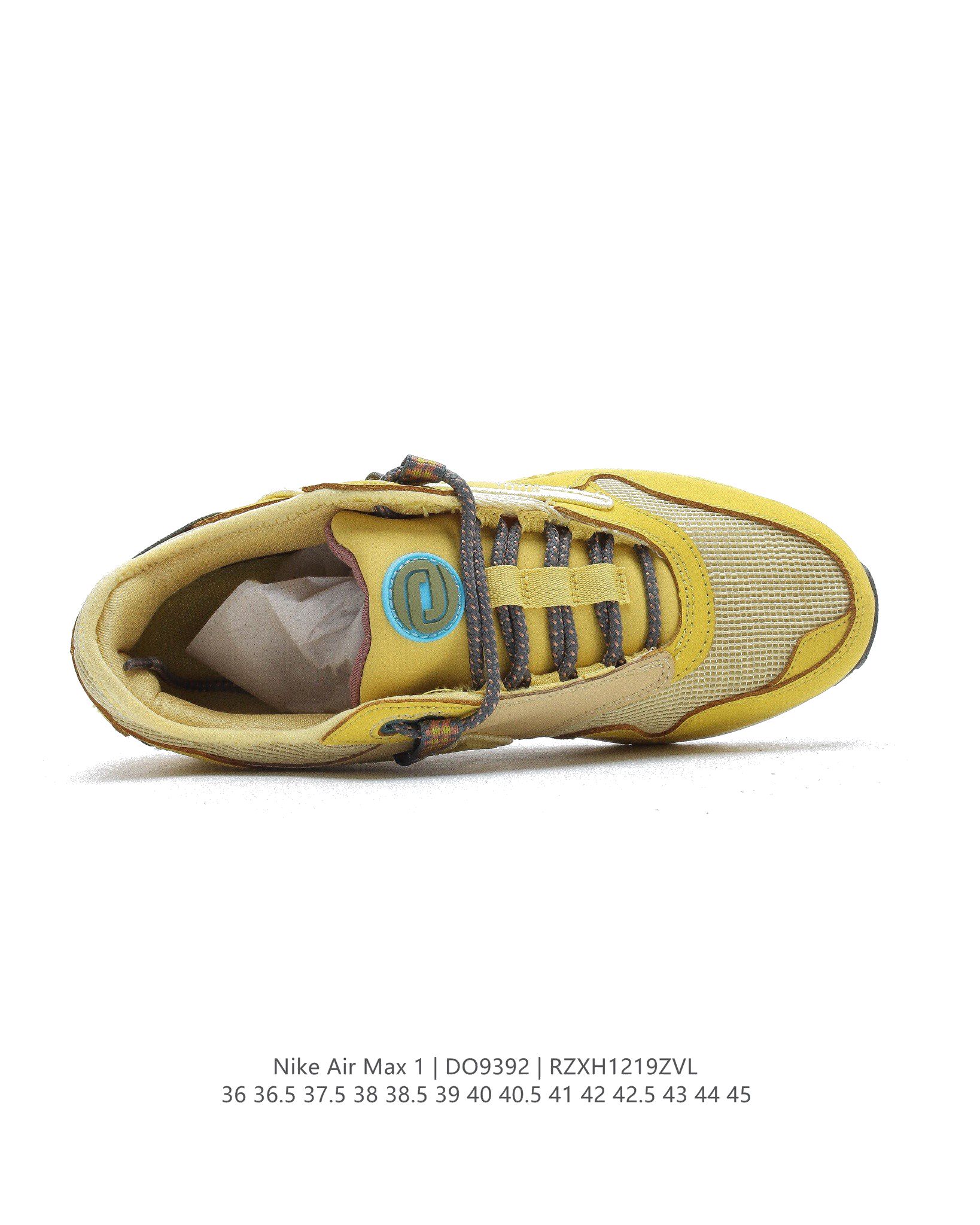 Travis Scott x Nike Air Max 1WheatLemon DO9392 Dames & Heren Schoenen-1