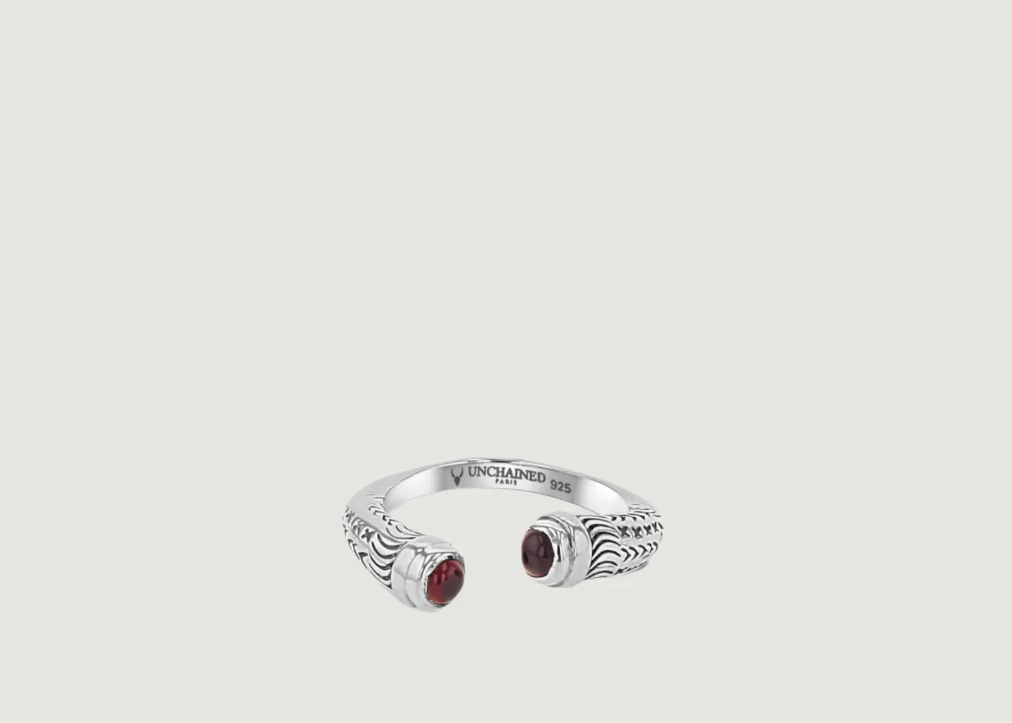 Bague Aina grenats en argent 925 Unchained Paris