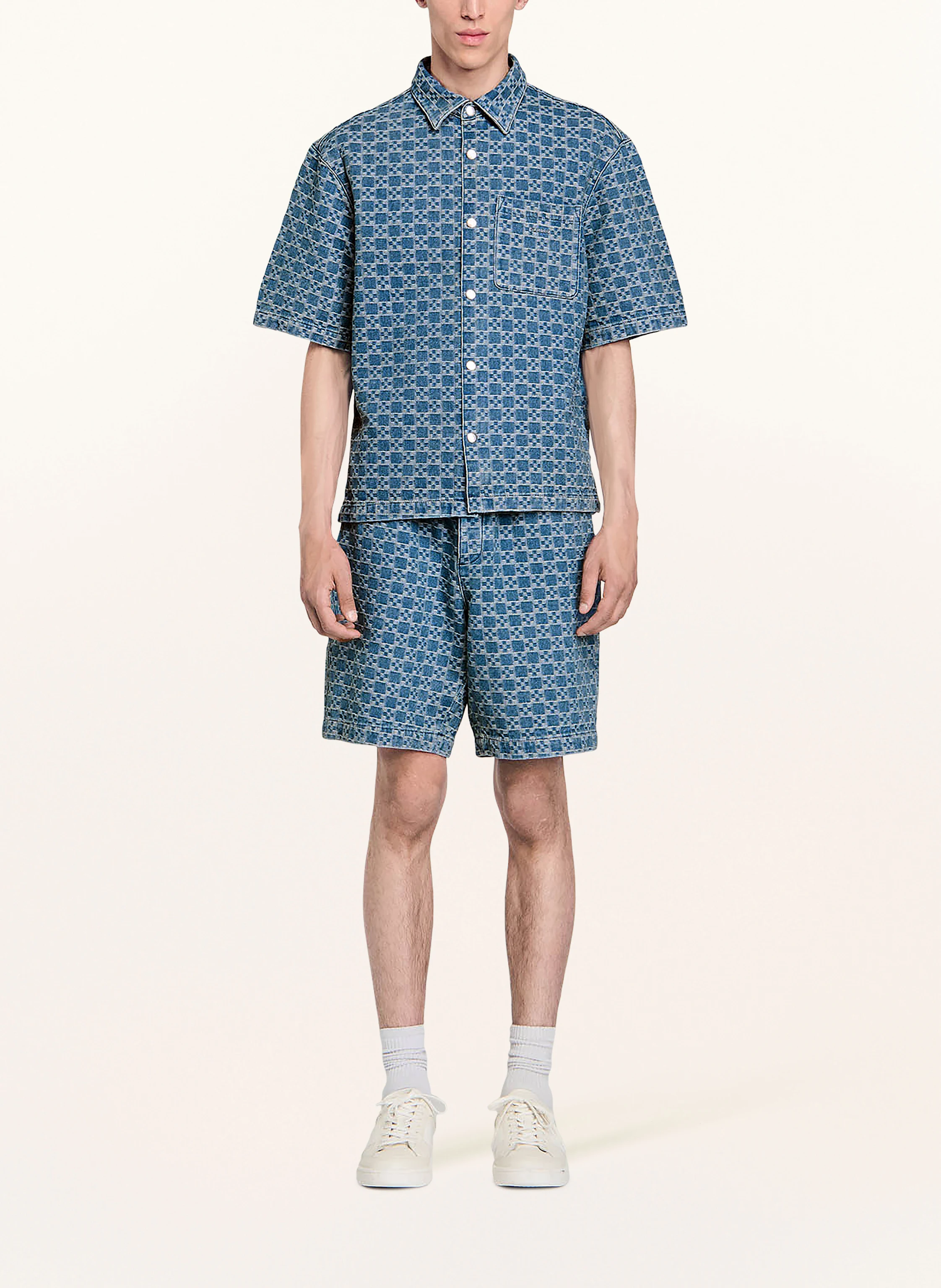 SANDRO Jeanshemd Comfort Fit