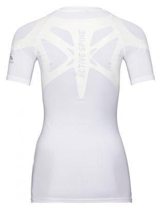 Haut Manches Longues Femme Odlo ACTIVE SPINE LIGHT Blanc