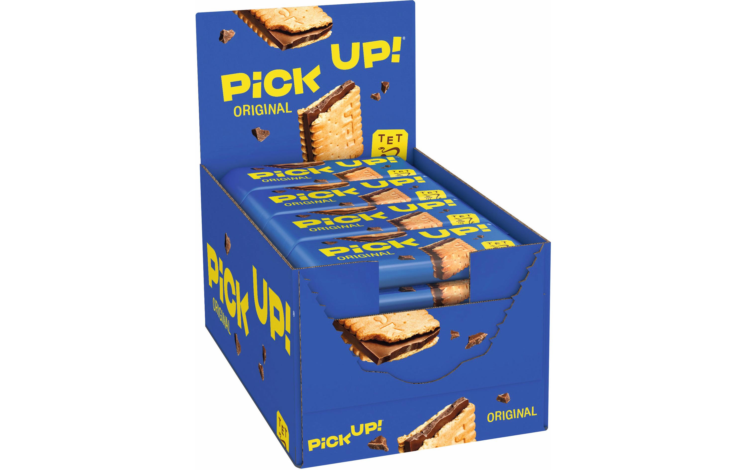 Snack Pick Up! Original 24 x 28gKnuspriger Snack mit feiner Milchschokolade