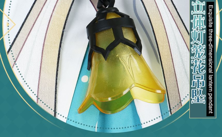 Feravin - Honkai: Star Rail Firefly pruik / cosplay kostuumset