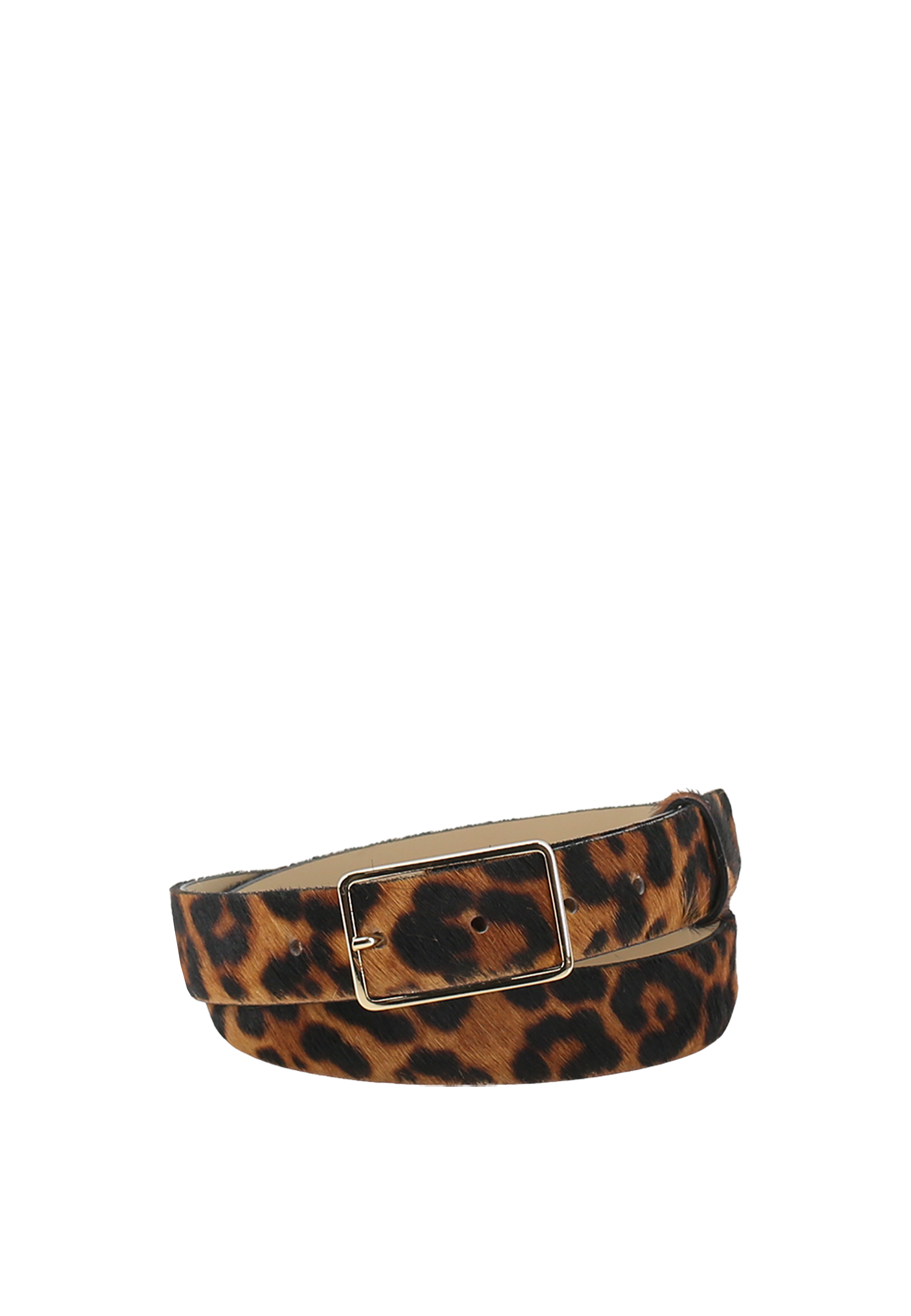 Belt Leather Animal print Standard