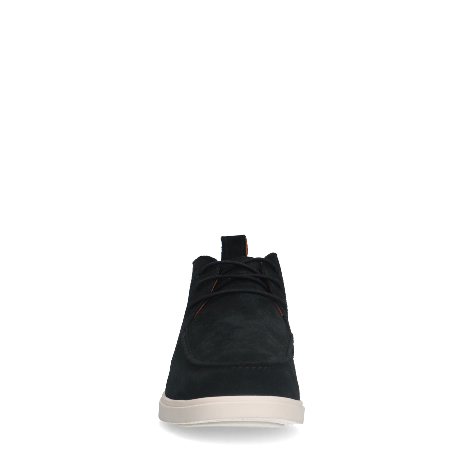 Zwarte suède veterboots
