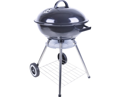 Houtskoolkogelgrill, Ø 47 cm, staal, zwart