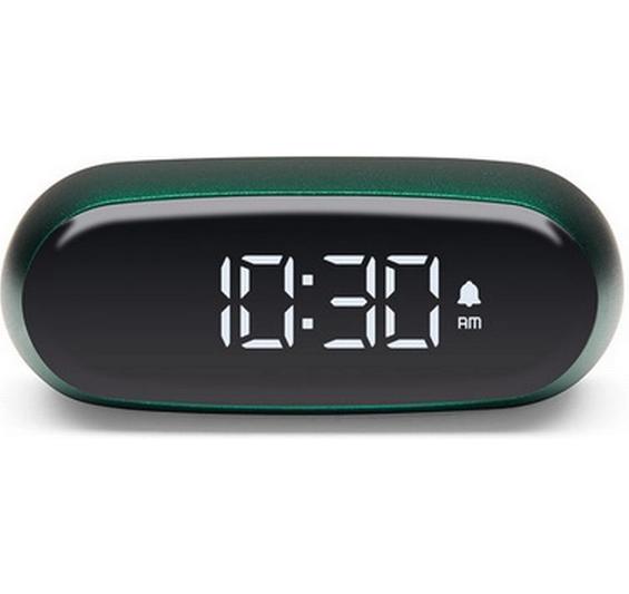 Digitalwecker Minut Dunkelgrün mattLCD-Wecker