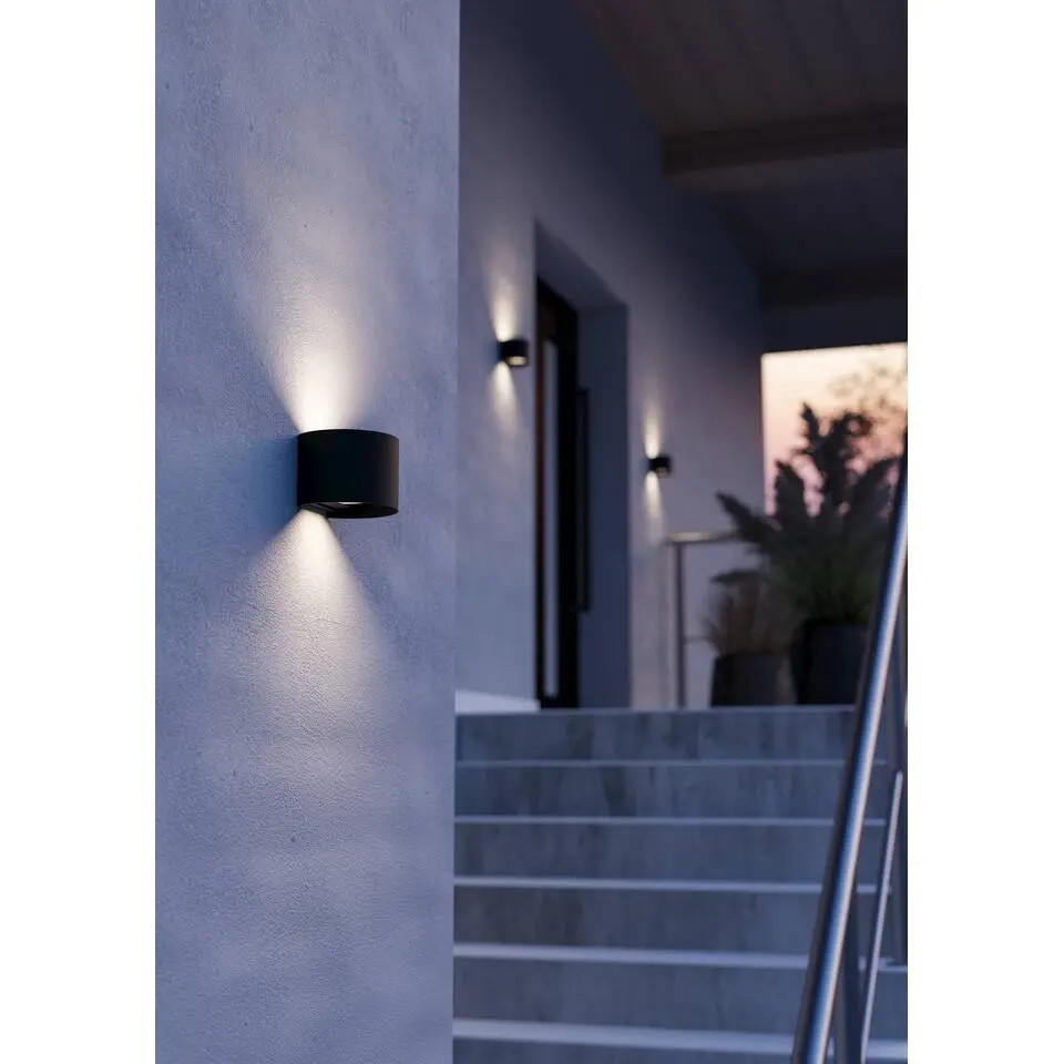EGLO Calpino 3 Wandlamp - LED - IP54 - Binnen/- Zwart