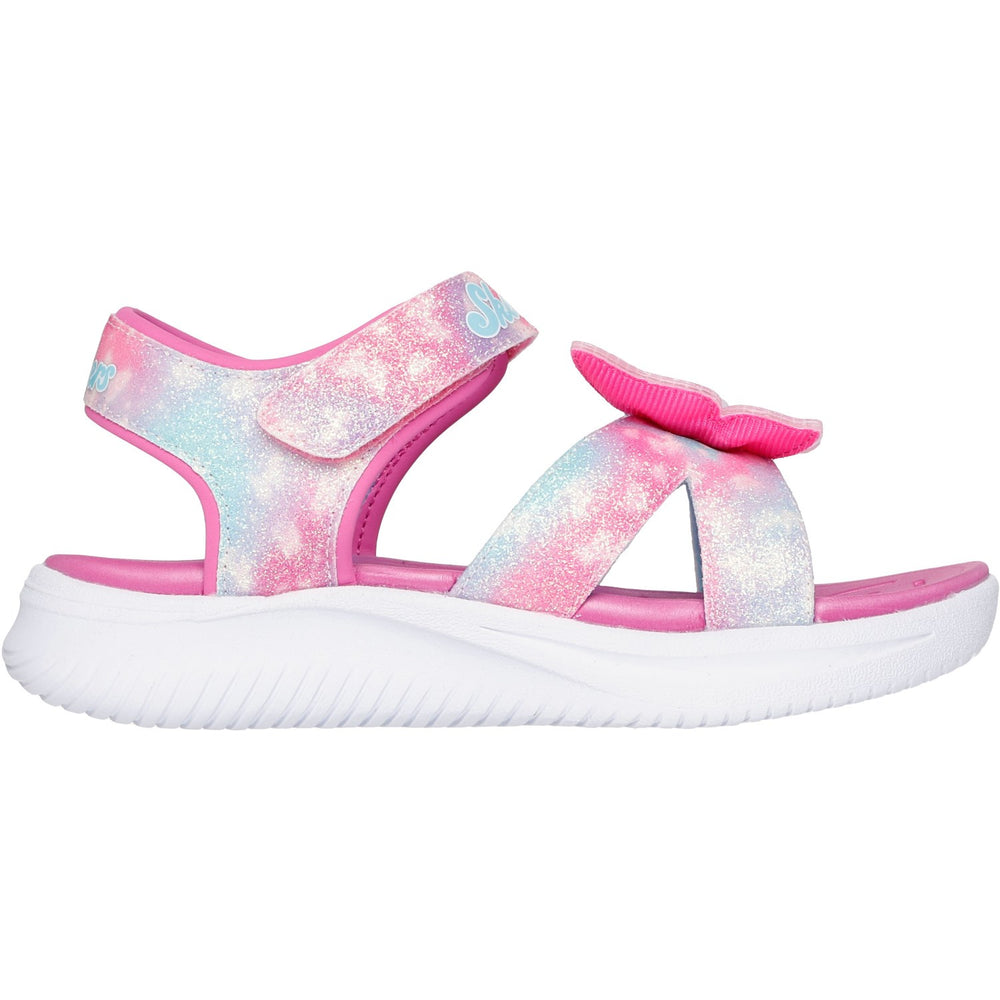 Køb Skechers Pink Jumpsters Sandal – Butterfly Brights