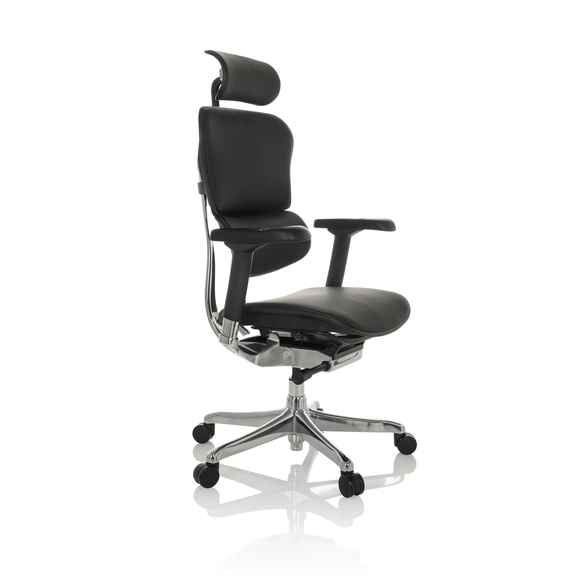 Luxus Chefsessel ERGOHUMAN GEN2 Leder mit Armlehnen (höhenverstellbar) hjh OFFICE