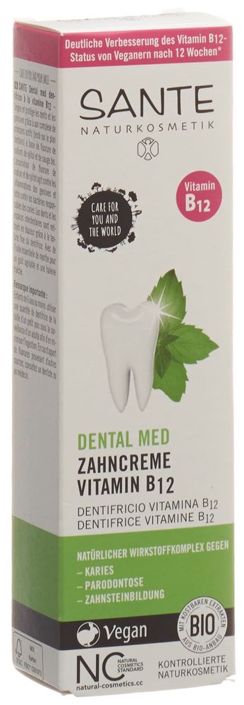 SANTE Dental Med Zahncreme Vitamin B12 Tb 75 ml