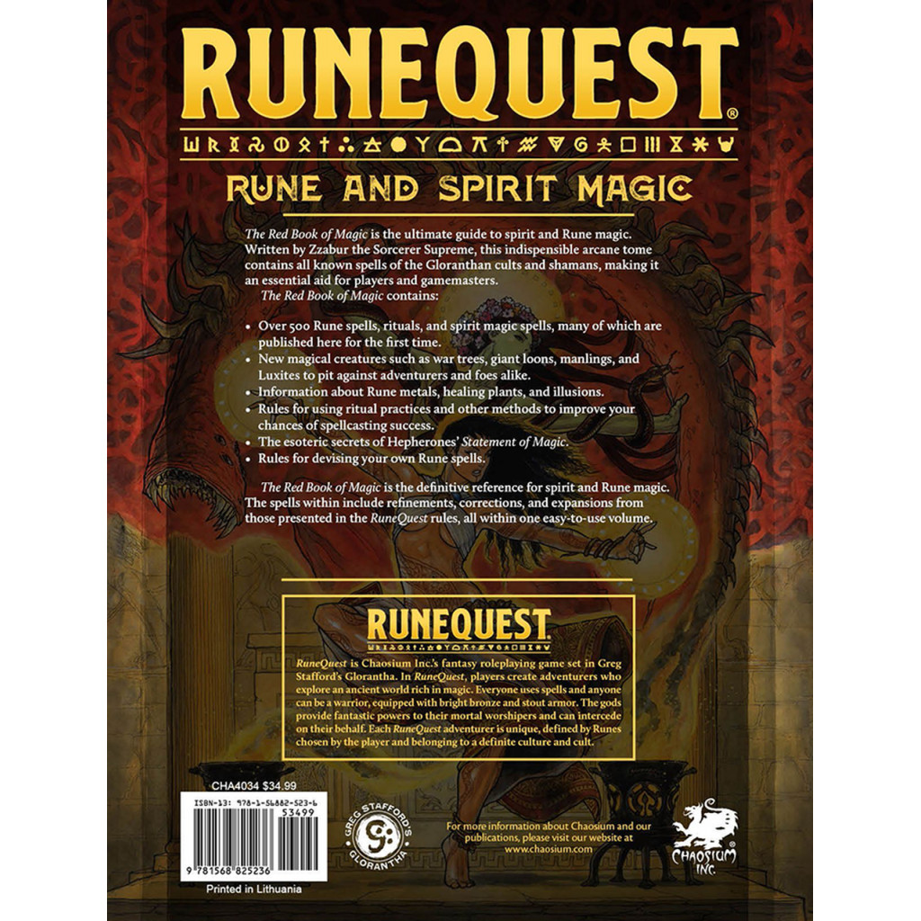 RuneQuest - The Red Book of Magic
