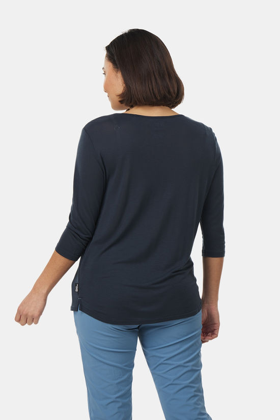 Jack Wolfskin Jack Wolfskin Mola 3/4 Sleeve Tee Shirt Dames
