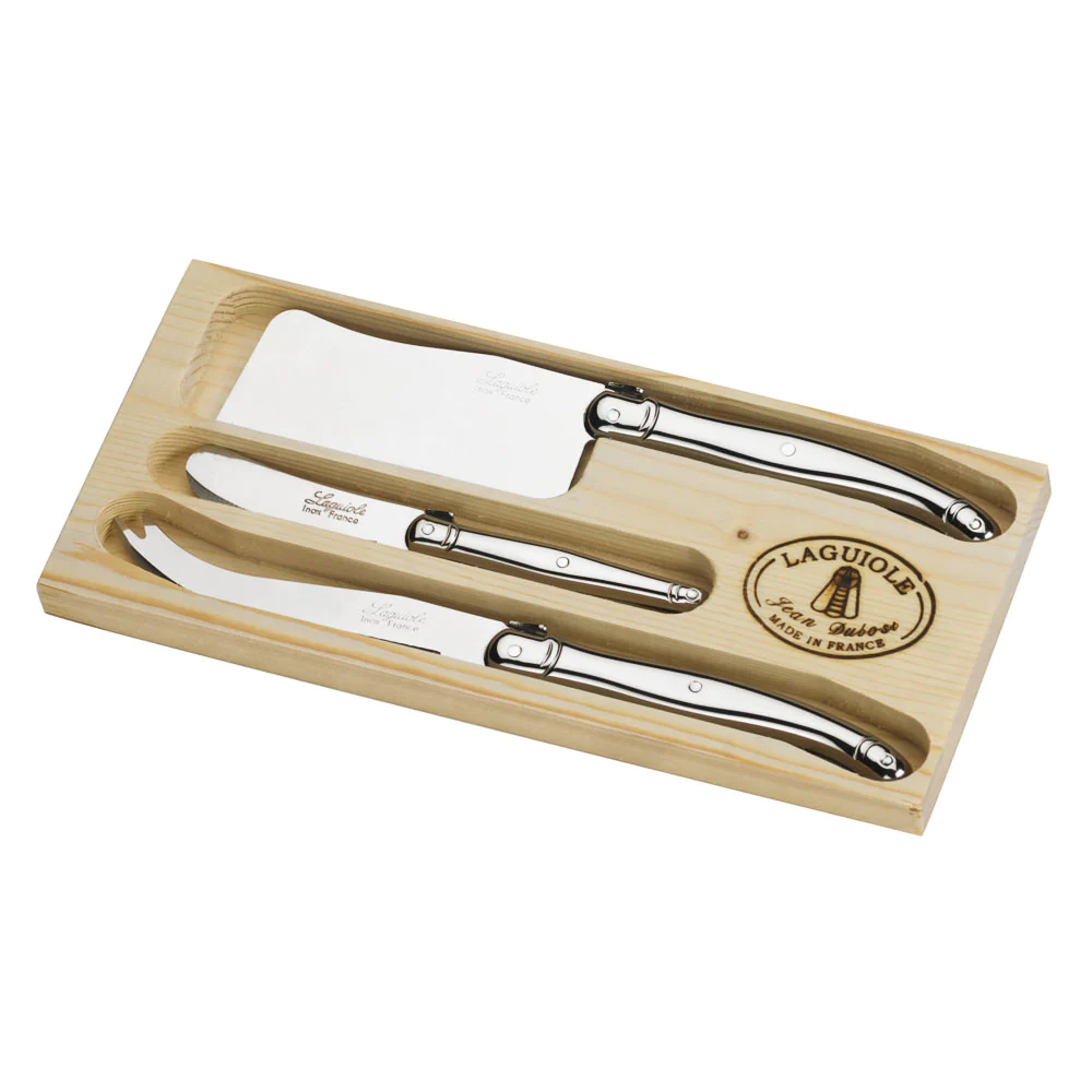 Set de 3 pièces à fromage inox Jean Dubost