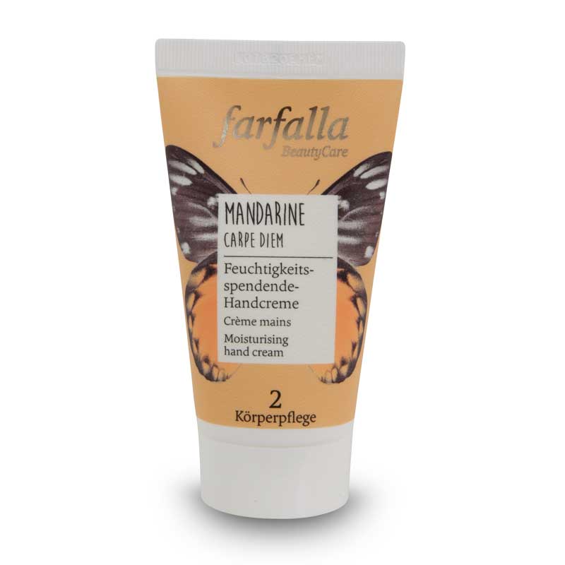 Farfalla Feuchtigkeitsspendende Handcreme Mandarine 50 ml