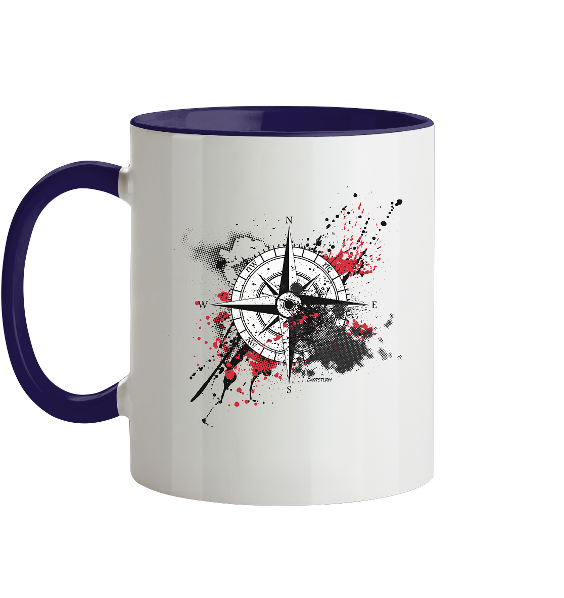 DartSturm - Navigator - Tasse zweifarbig