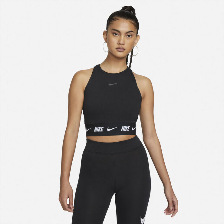 Nike Sportswear Crop top Sort