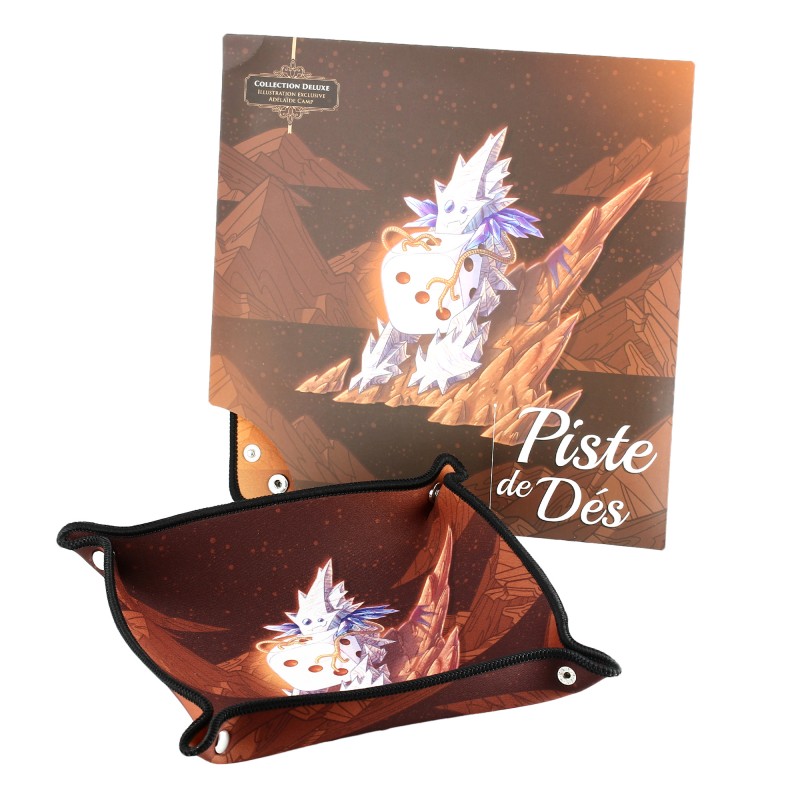 Piste de dés Adelaïde Terre 21 x 21cm
