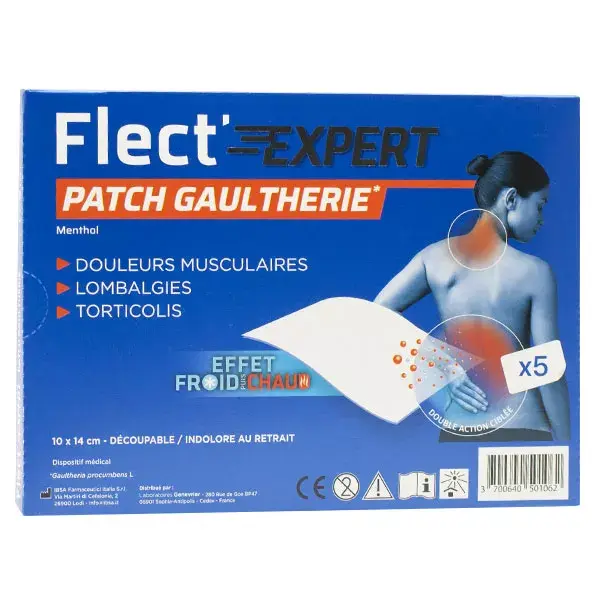 Flect'Expert Wintergreen Patch 5 unidades
